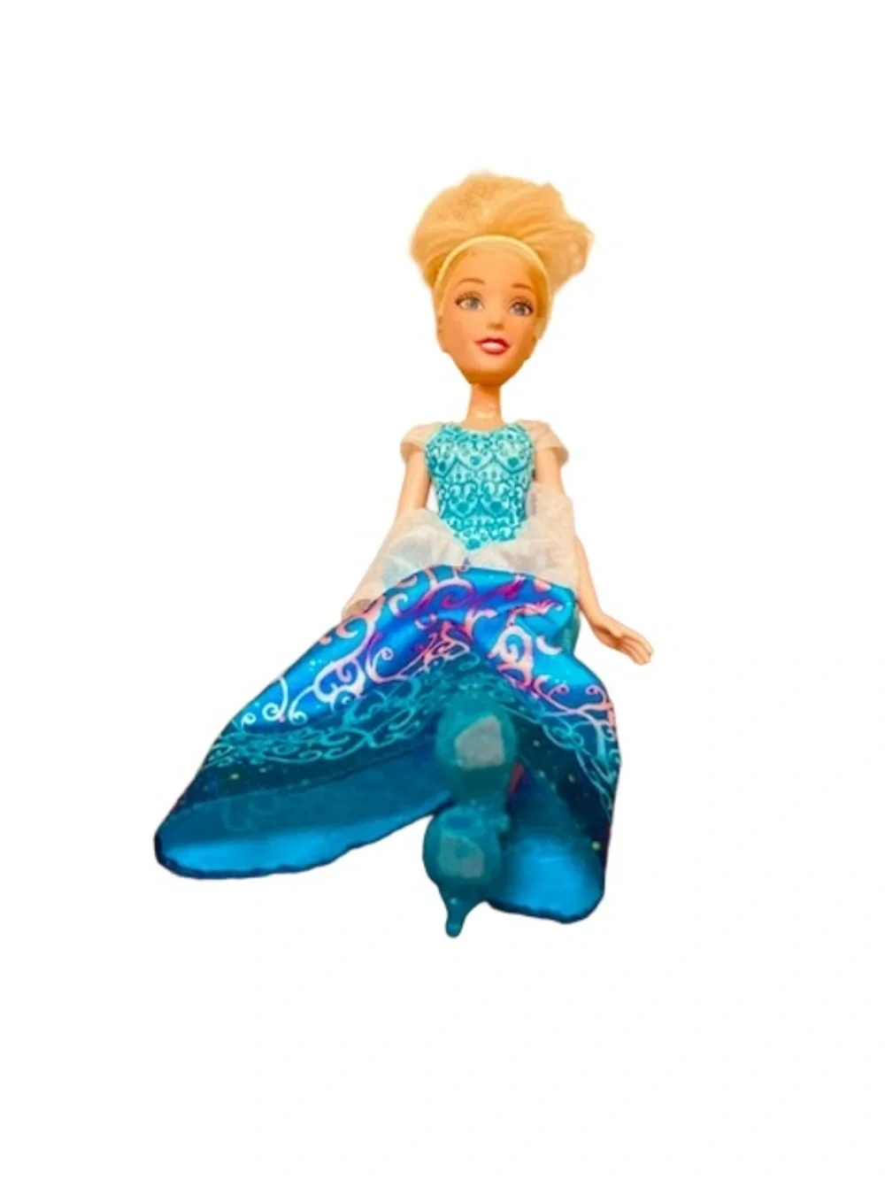 Disney Princess Doll Lot - Blue, Pink, Yellow Dresses